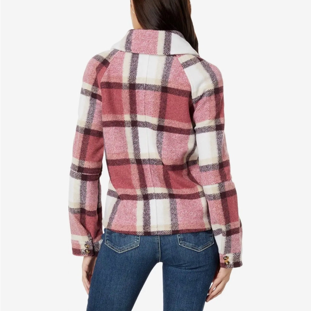 Avec Les Filles Pink and Blue Plaid Jacket - Picture 2 of 16